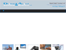 Tablet Screenshot of digitalsatelliteservice.co.uk